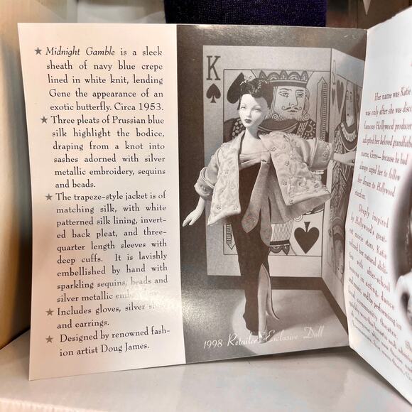 Gene Marshall Midnight Gamble 16" Fashion Doll Ashton Drake Mel Odom No COA - Picture 9 of 15